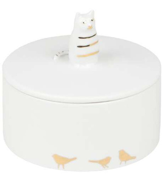 Szkatułka z figurką kota RAEDER