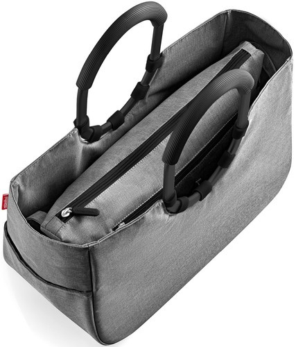 Torba loopshopper M frame twist silver REISENTHEL