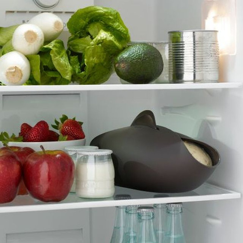 Forma do wyrabiania i pieczenia chleba L silikonowa brązowa LEKUE