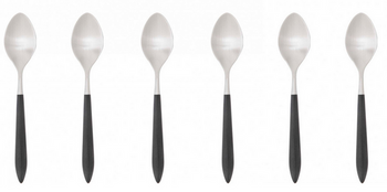 Zestaw 6 łyżeczek do kawy Ares black matt BUGATTI