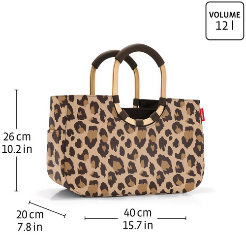 Torba na zakupy loopshopper M teddy leo olive REISENTHEL