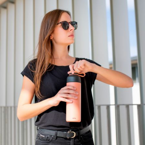 Butelka termiczna 500 ml To Go różowa LEKUE