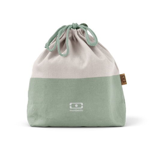  Torba na lunch Pochette L natural green MONBENTO