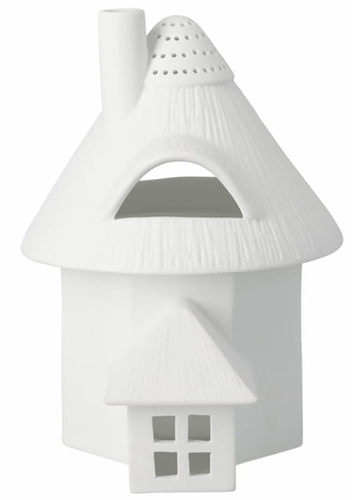 Lampion domek 14 cm Wieża Kryta Strzechą RAEDER