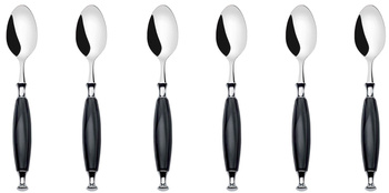 Zestaw 6 łyżeczek do kawy Country Black BUGATTI