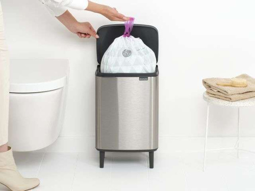 Kosz 12l Bo Hi Matt Steel Fingerprint Proof BRABANTIA