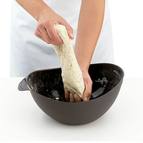 Forma do wyrabiania i pieczenia chleba L silikonowa brązowa LEKUE