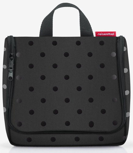 Kosmetyczka toiletbag glossy dots black REISENTHEL