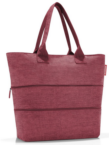 Torba shopper e1 twist maroon REISENTHEL