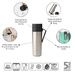 Butelka termiczna 500ml Make&Take dark grey BRABANTIA