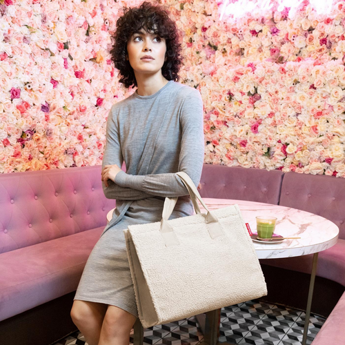 Torba daily shopper teddy sand REISENTHEL