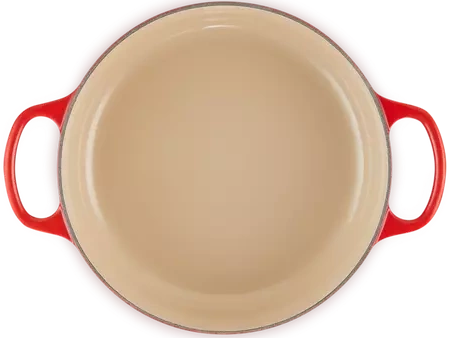 Garnek żeliwny 24 cm Gourmet wiśniowy LE CREUSET
