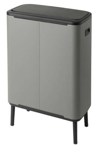 Kosz BO Touch Bin Hi 60 l Mineral Concrete Grey BRABANTIA
