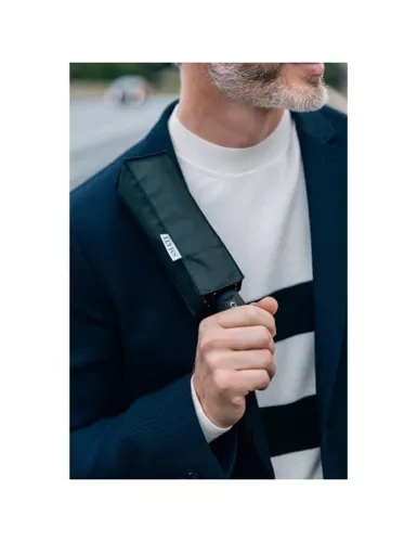 Mini parasol eco automat czarny SMATI