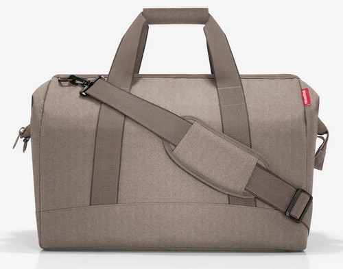 Torba allrounder L herringbone mokka REISENTHEL