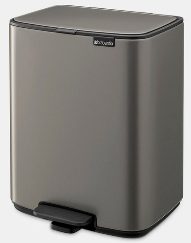 Kosz pedałowy 12l Bo Platinum BRABANTIA