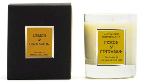 Świeca Santiago Lemon&Cinnamon 230 gr. CERERIA MOLLA