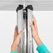 Suszarka ogrodowa Topspinner 60m (mocowanie do gruntu) Szary Metaliczny BRABANTIA