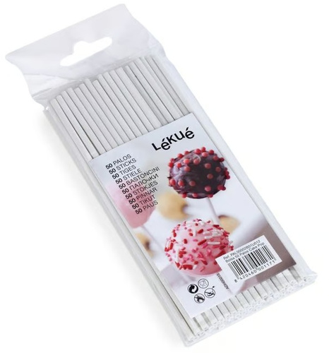 Patyczki do cake popsów 50 szt. LEKUE
