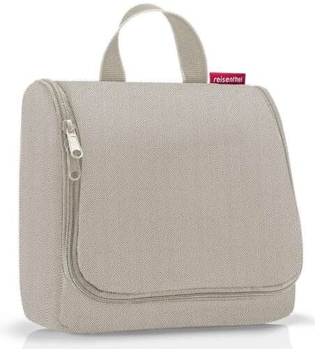Kosmetyczka toiletbag herringbone sand REISENTHEL