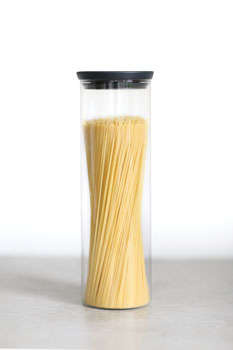 Szklany pojemnik kuchenny 1,9l grafitowy BRABANTIA