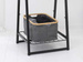 Składany kosz na pranie 40l Pepper Black BRABANTIA
