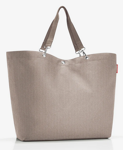 Torba shopper XL herringbone mokka REISENTHEL
