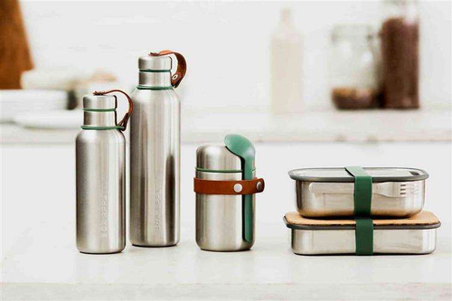 Lunch box na kanapkę L oliwkowy BLACK+BLUM