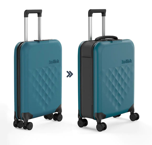 Walizka FLEX 360 SPINNER 21" deep lagoon ROLLINK