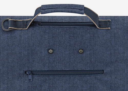 Wózek trolley M herringbone dark blue REISENTHEL