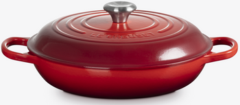 Garnek profesjonalny Gourmet 30 cm wiśniowy LE CREUSET