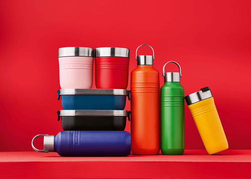 Butelka termiczna 500 ml On The Go bamboo green LE CREUSET