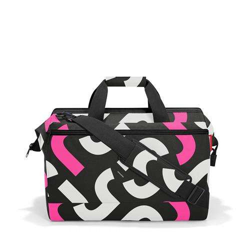 Torba allrounder L pocket signature bold pink REISENTHEL