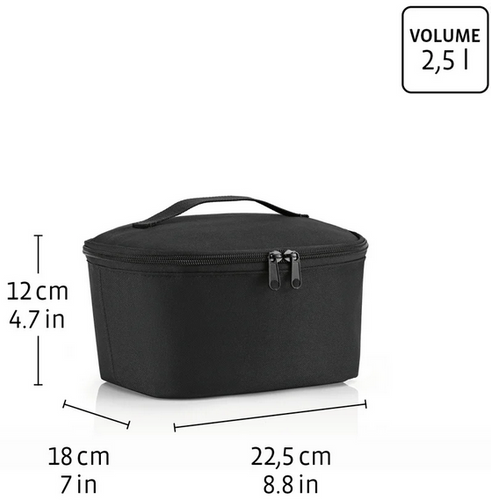 Torba coolerbag S pocket dots white REISENTHEL