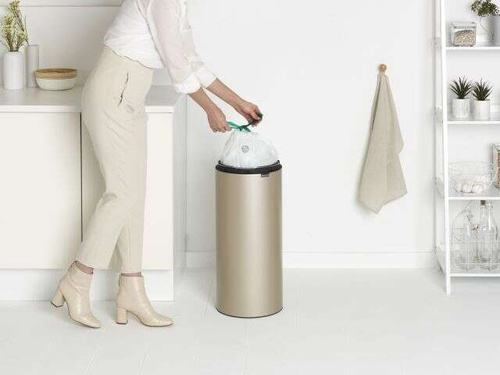 Kosz 30 l Touch Bin New Champagne BRABANTIA
