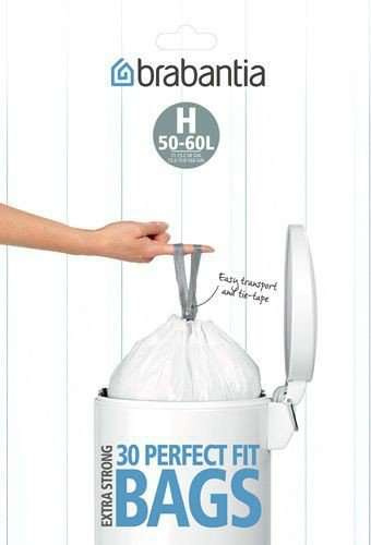 Worki na śmieci rozmiar H-50l 30 sztuk BRABANTIA