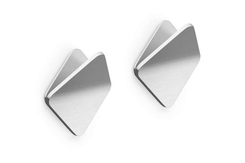 Zestaw 2 wieszaków samoprzylepnych kwadratowych OLFO ZACK