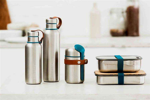 Lunch box na kanapkę L morski BLACK+BLUM