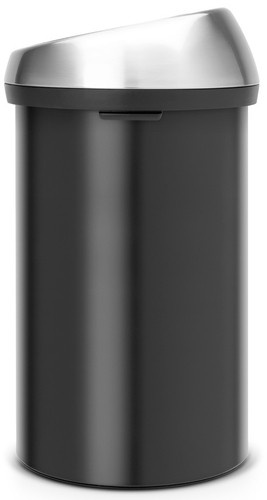 Kosz Touch Bin 60l czarny matowy/pokrywa stal matowa FPP BRABANTIA