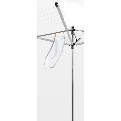 Suszarka ogrodowa Topspinner 40m (mocowanie do gruntu) Szary Metaliczny BRABANTIA
