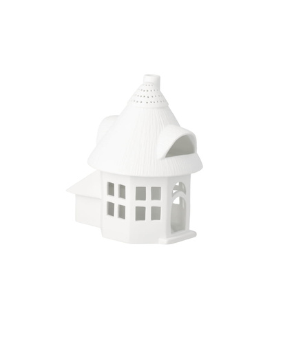 Lampion domek 14 cm Wieża Kryta Strzechą RAEDER