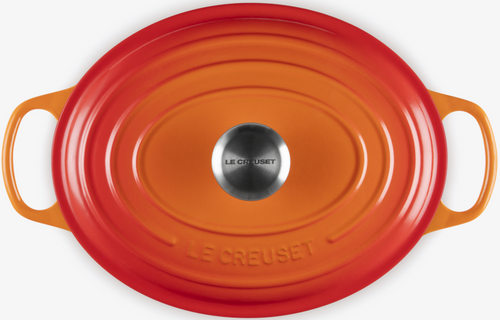 Brytfanna żeliwna owalna 29 cm płomienna LE CREUSET