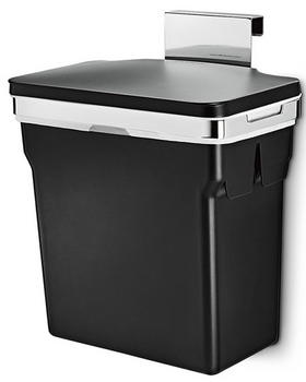 Szafkowy kosz na śmieci 10l in-cabinet bin czarny SIMPLEHUMAN