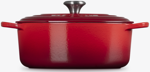 Brytfanna żeliwna owalna 29 cm wiśniowa LE CREUSET