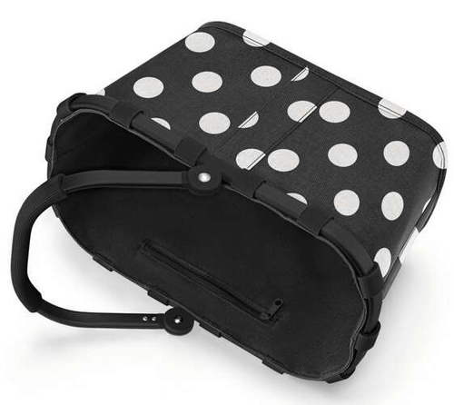 Koszyk carrybag XS frame dots white REISENTHEL