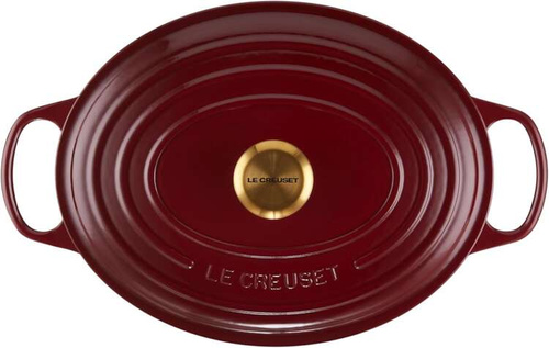 Owalna brytfanna żeliwna Garnet LE CREUSET