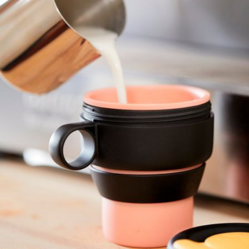Kubek składany 350ml Mug To Go coral LEKUE