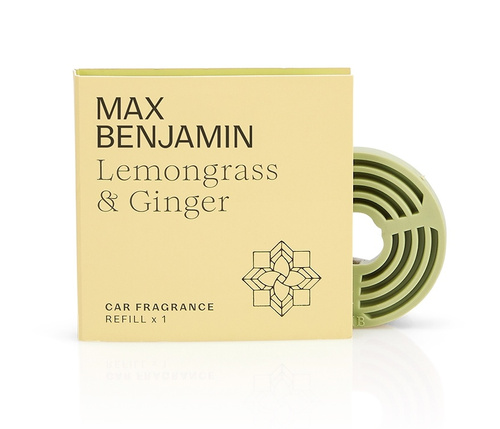 Wkład do odświeżacza do samochodu Lemongrass and Ginger MAX BENJAMIN