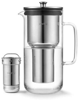 Dzbanek filtrujący do wody 1,18l szklany AARKE