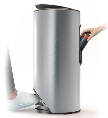 Kosz okrągły 30l Stainless Steel Arc JOSEPH JOSEPH